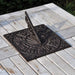 Square Cast Iron Sundial_Weather Range