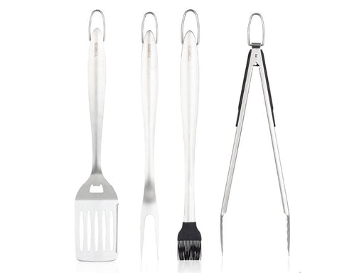 Four - Piece Stainless Steel BBQ Tool Set_BBQ Utensils & Accessories