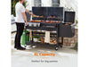 Ignite Multi XL Grill with Gas/Charcoal/Smoker/Side Burner_BBQS