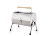 Stealth Stainless Steel Portable Charcoal BBQ with Wooden Carry Handle_Portable BBQs