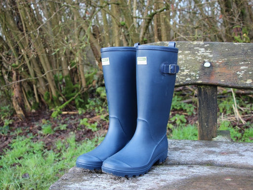 The Burford Wellington Boots Navy_Wellington Boots