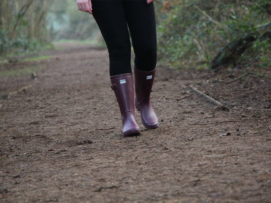 The Burford Wellington Boots Aubergine_Wellington Boots