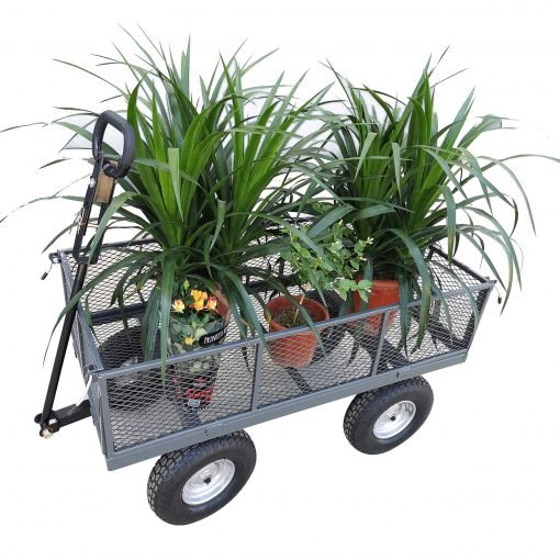 Garden Trolley with Liner & Tool Tray_Trollies & Wagons