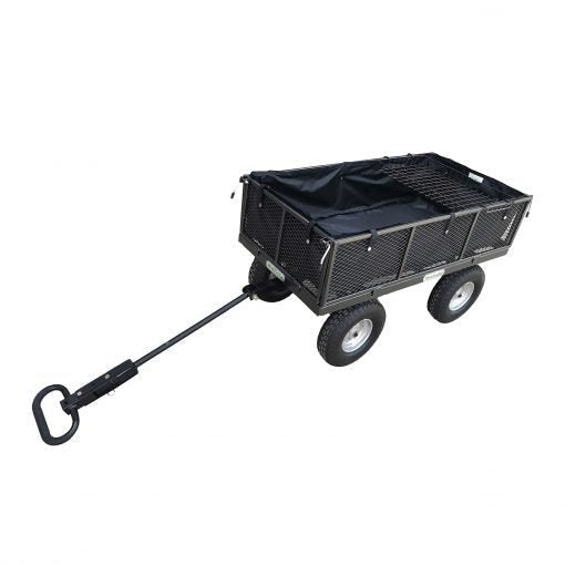 Garden Trolley with Liner & Tool Tray_Trollies & Wagons