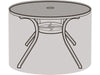 4 - 6 Seater Round Table Cover_Garden Furniture Covers