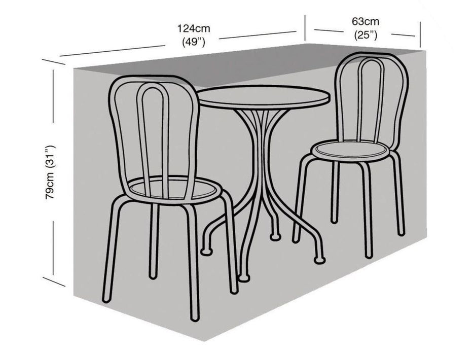 2 Seater Small Bistro Set Cover_Garden Furniture Covers