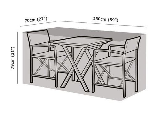 2 Seater Large Bistro Set Cover_Garden Furniture Covers