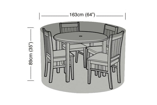 4 Seater Round Table & Chairs Cover_Garden Furniture Covers