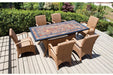 6 Seater Rectangular Table & Chairs Cover_Garden Furniture Covers