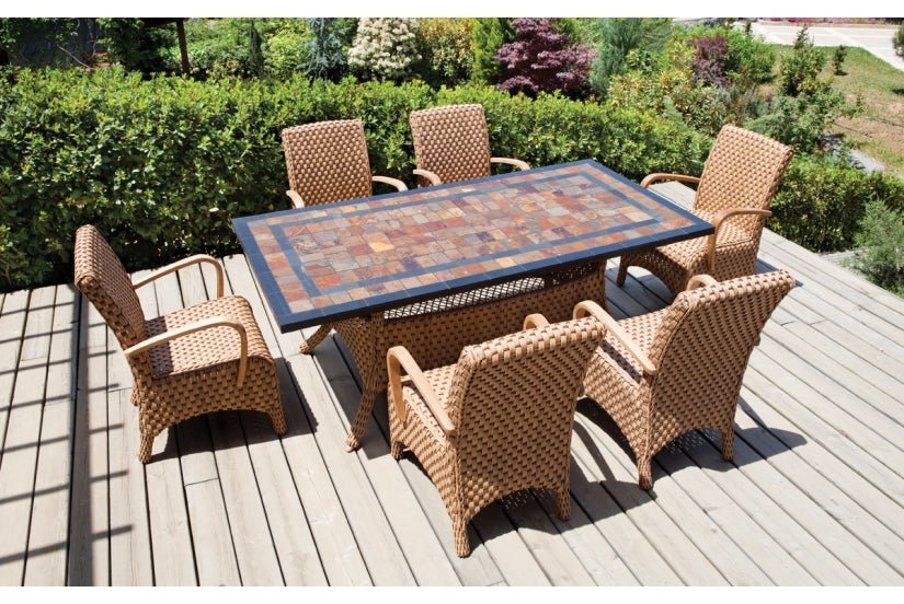 6 Seater Rectangular Table & Chairs Cover_Garden Furniture Covers