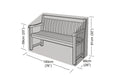 3 - 4 Seater Bench Cover_Garden Bench Covers