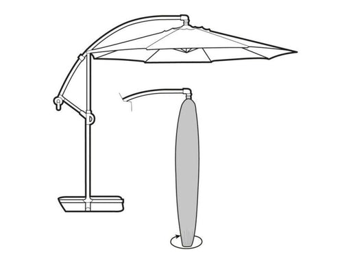 Cantilever Parasol Cover - Premium Polyester_Parasol Covers