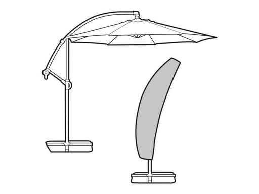 Small Sail Parasol Cover - Premium Polyester_Parasol Covers