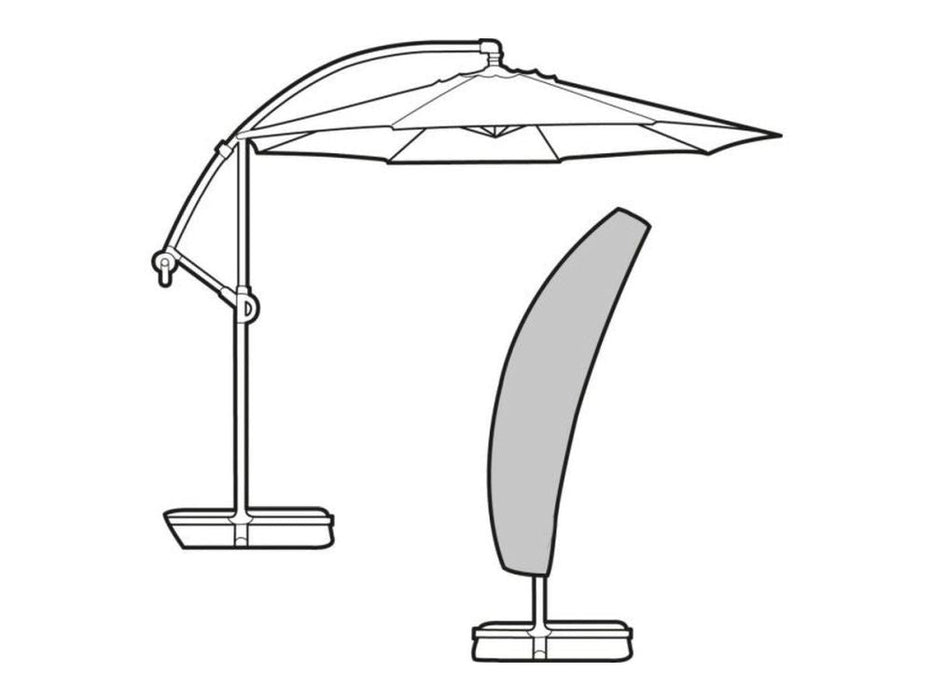 Small Sail Parasol Cover - Premium Polyester_Parasol Covers