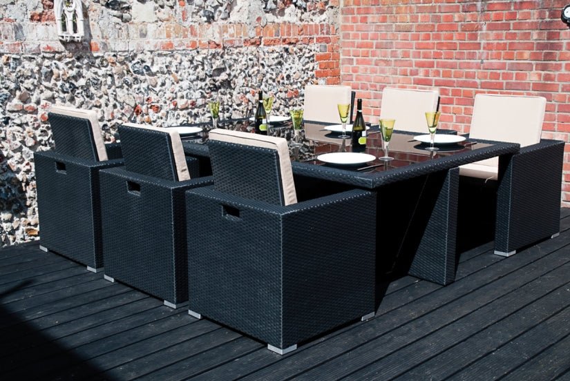 6 Seater Rectangular Cube Set Cover_Rattan Furniture Covers