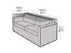 2 Seater Small Sofa Cover_Rattan Furniture Covers