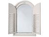 Antique White Mirror with French Doors_Garden Mirrors