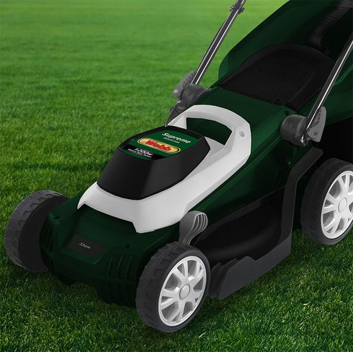 Supreme 33cm Electric Rotary Lawnmower with Rear Roller_Lawnmowers