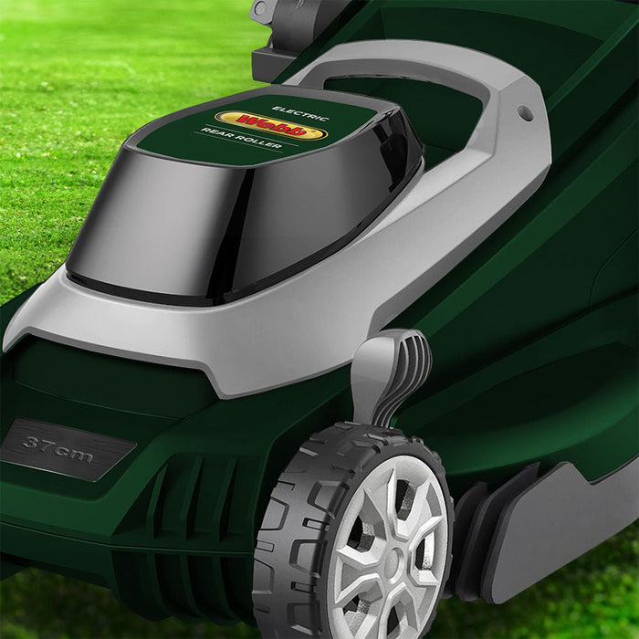 Supreme 37cm Electric Rotary Lawnmower with Rear Roller_Lawnmowers