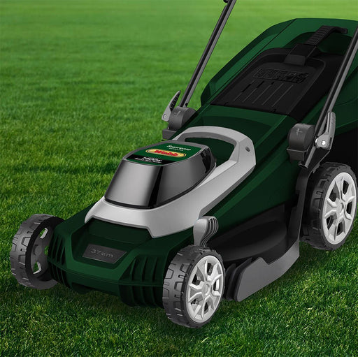 Supreme 37cm Electric Rotary Lawnmower with Rear Roller_Lawnmowers