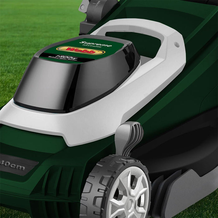 Supreme 40cm Electric Rotary Lawnmower with Rear Roller_Lawnmowers