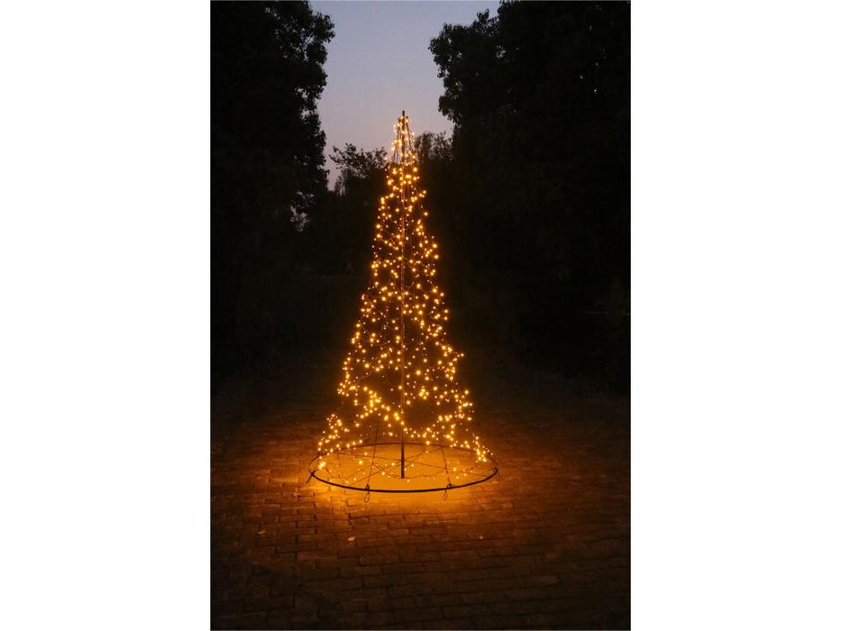 Pre Lit Twinkling Christmas Tree with Copper Gold LEDs_Artificial Christmas Trees