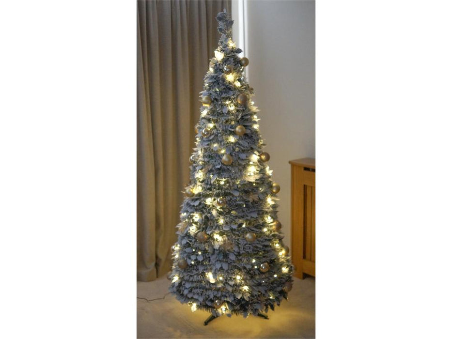 Gold Decor Pre - Lit Led Pop Up Christmas Tree_Artificial Christmas Trees