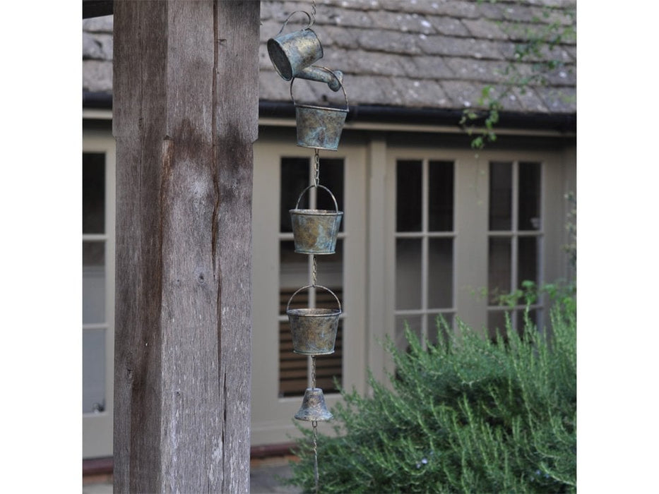 Watering Can and Bucket Rain Chain_Weather Range