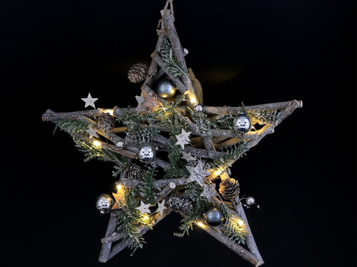 Woodland Christmas Star - Pine Design_Indoor Christmas Decorations