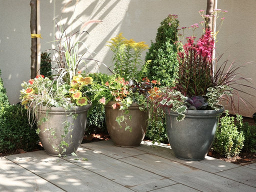 Brushed Feather Pots_Flower Pots