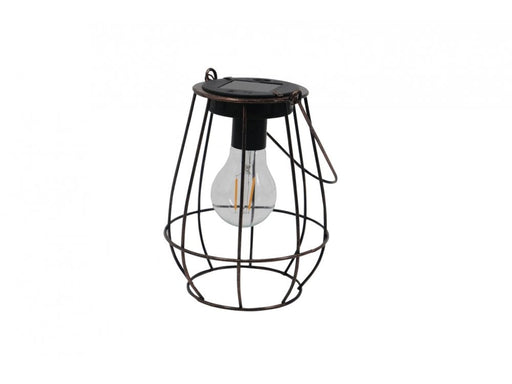 Caged Bulb Light_Solar Lighting